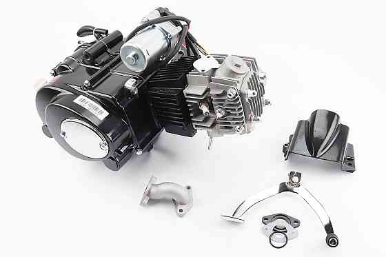 Двигун мопедний в зборі 125куб (Active) - "автомат", чорний Київ