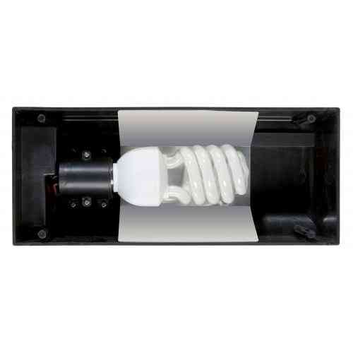 Світильник ExoTerra для тераріумів Compact top для ультрафіолетових ламп пластик метал E27 30х9х15 см Київ