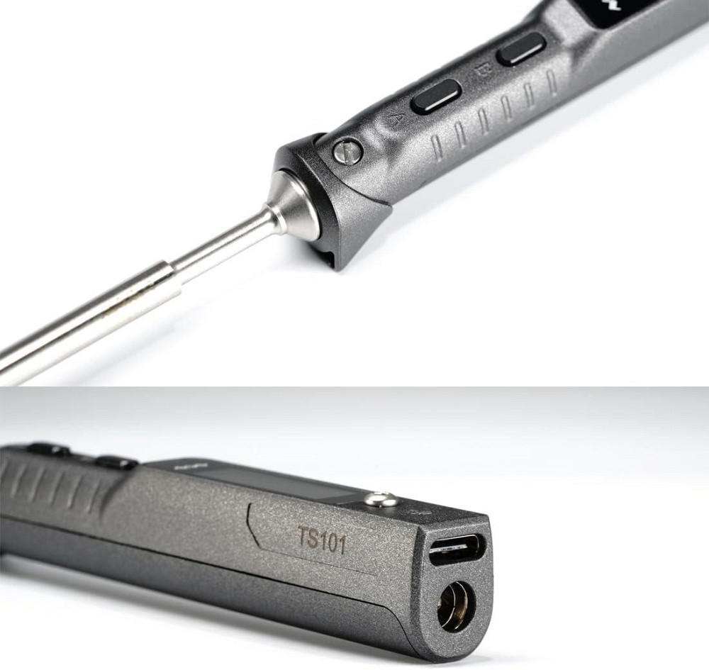 Портативный паяльник TS101 с сменным жалом 65Вт Киев - изображение 8