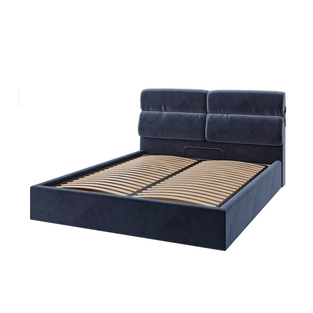 Кровать EdinburghDesign Roma 08 Standart 120x200 синий Киев - изображение 4