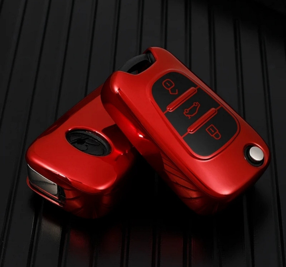 Захисний чохол для автомобільного ключа Hyundai Kia Червоний Смела - изображение 4