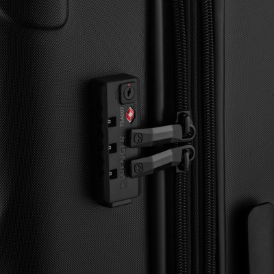 Валіза Wenger Oryson, середня, пластик, 4 колеса, чорна (653165) Вінниця - фото 4