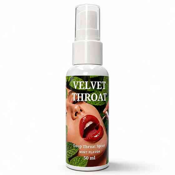 Спрей для глубокого минета WOW Velvet Throat со вкусом мяты, 50 мл Sex Aura Киев