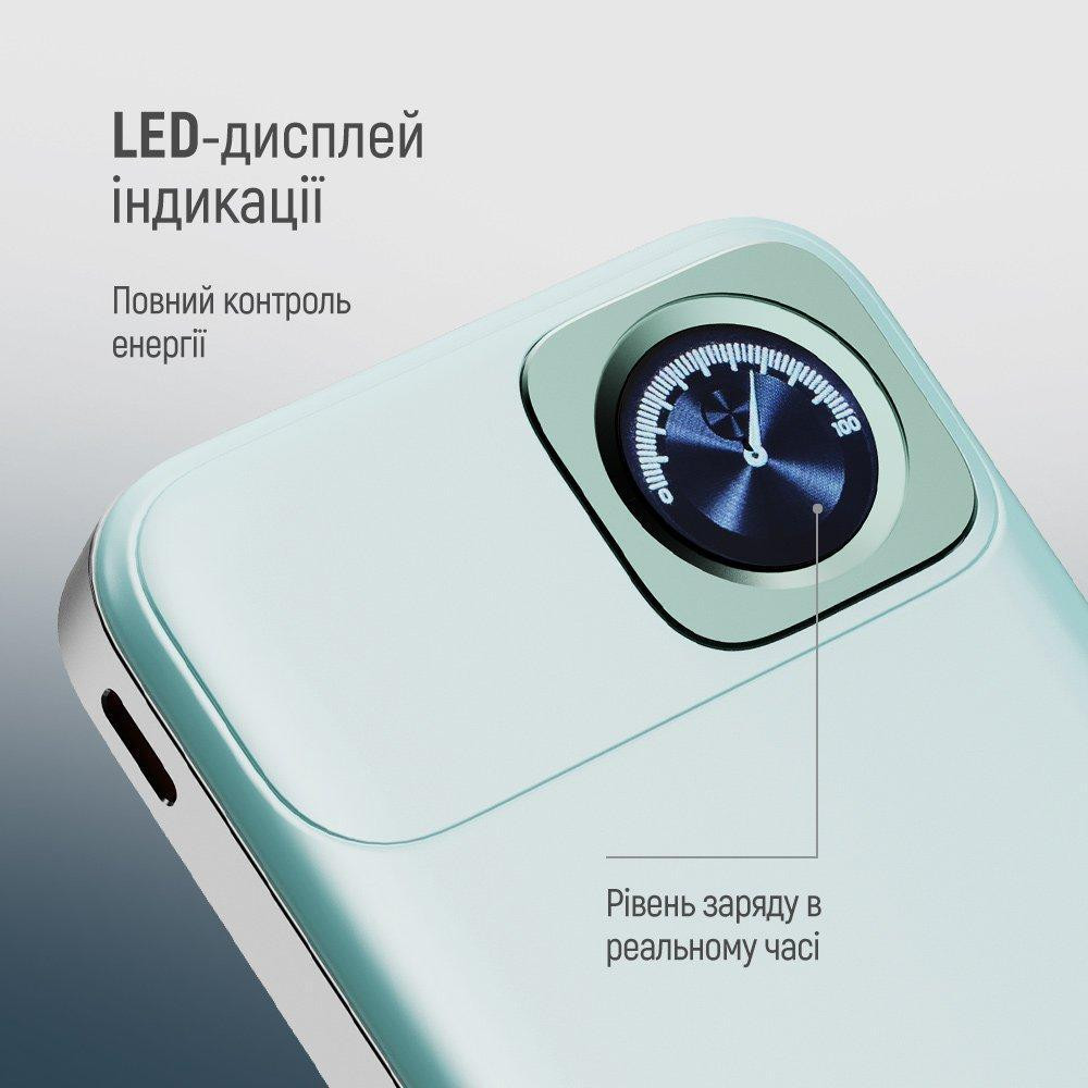 Універсальна мобільна батарея ColorWay 15W MagSafe & Watch Wireless 10000 mAh Aquamarine (CW-PB100LPA2MT-WPDD) ( 15515 ) Харків - фото 12
