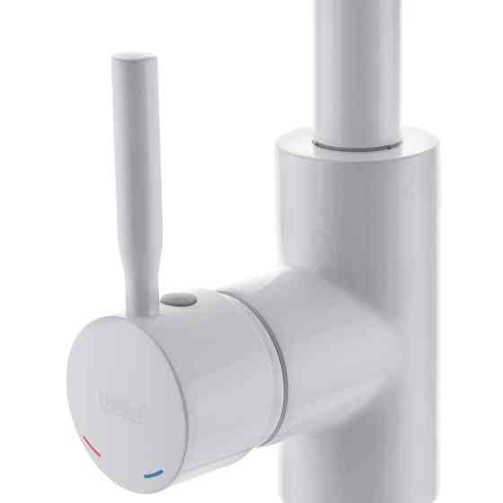 Смеситель для кухни Haiba Hans 011 белый (HB0818) Киев