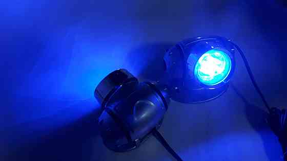 Подсветка-фонарь наружная KL-25 2x8 LED Blue круг (пара) Винница