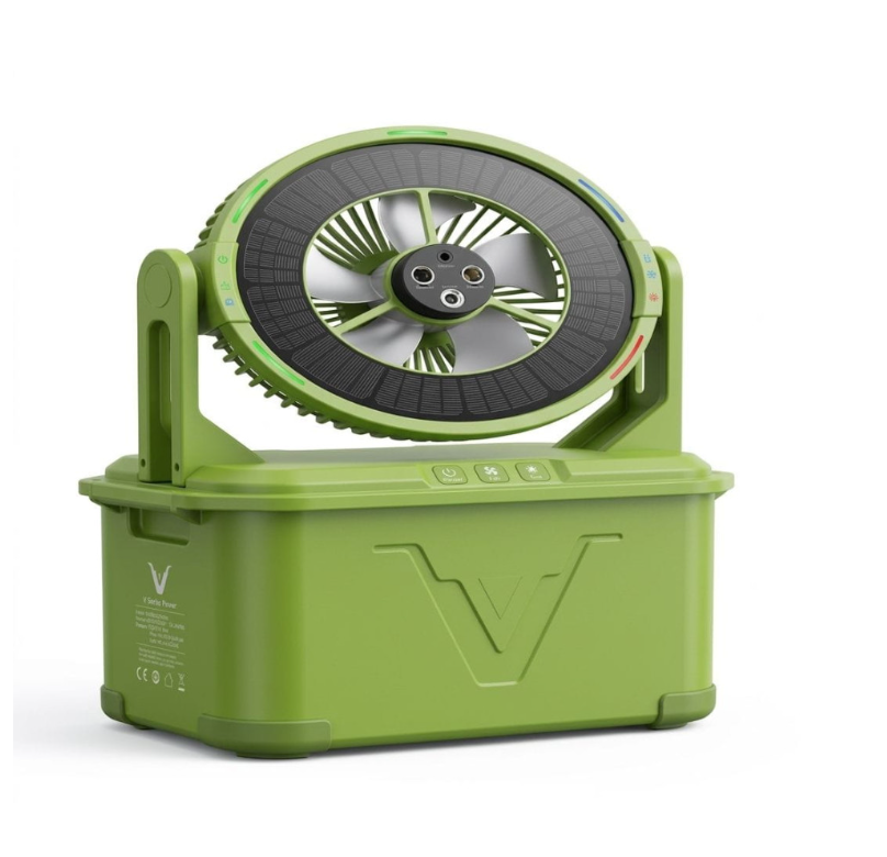 Портативний вентилятор-зволожувач TS-5574 GREEN 2 в 1 USB, охолодження, 3 режими, компактний настільний Одеса - фото 1