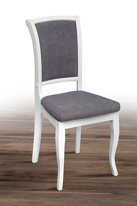 Стілець Маріо, білий/Alyaska 05 Shark Київ - фото 1