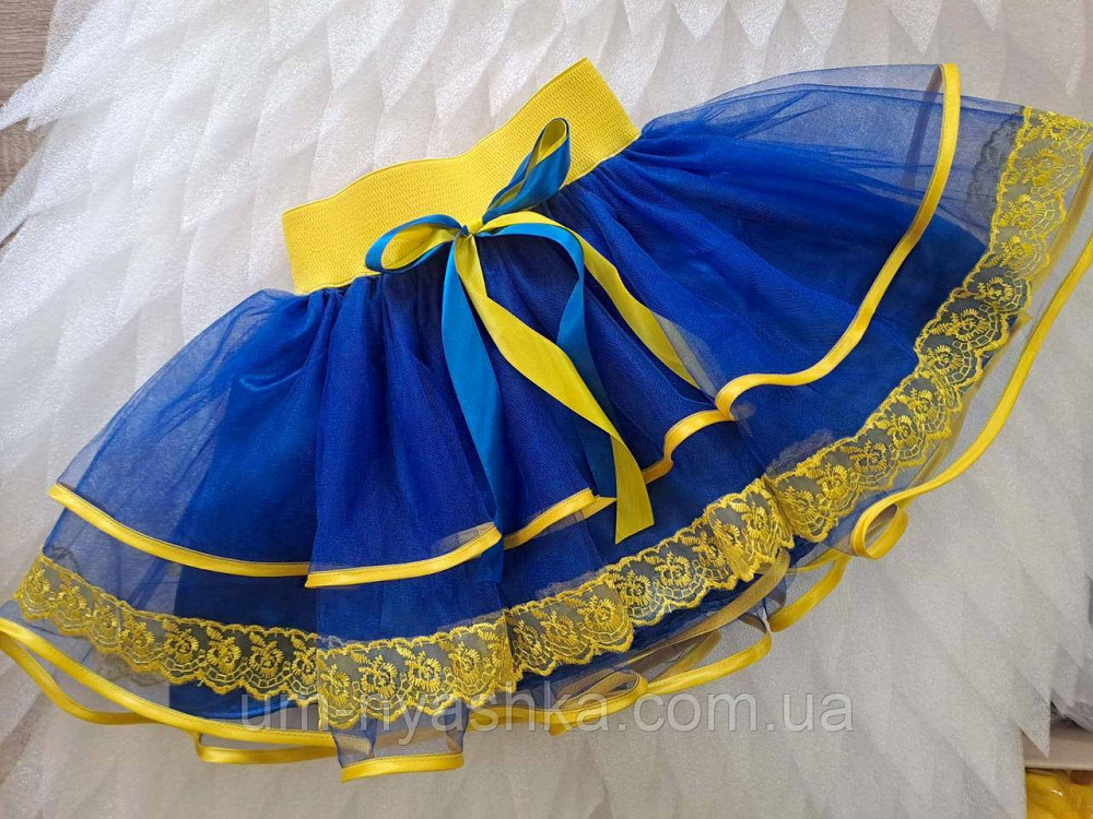 Синя спідниця під вишиванку Кривий Ріг - фото 3