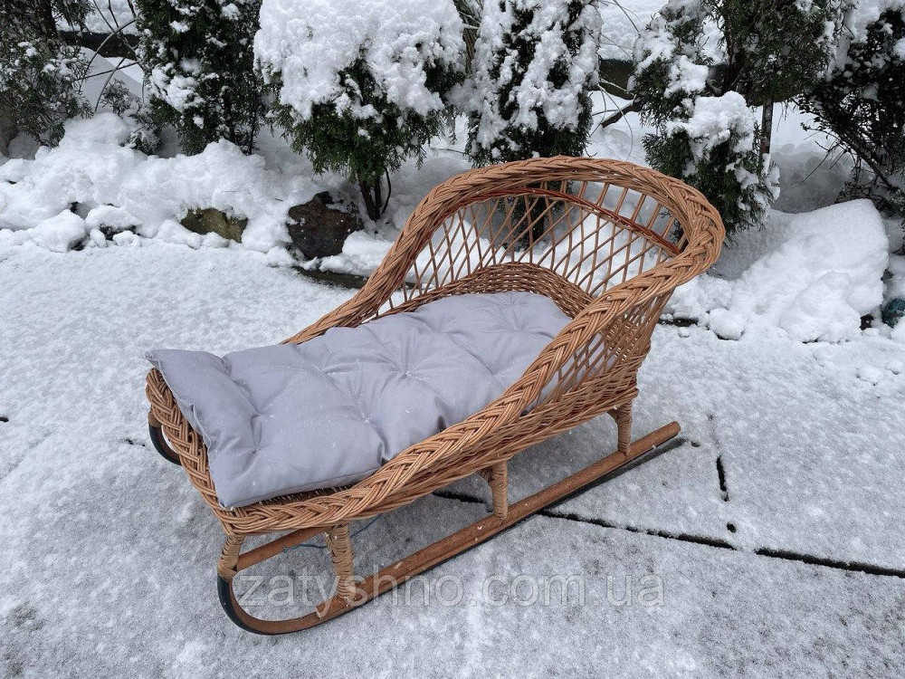 Санки детские плетеные с матрасом Киев - изображение 4