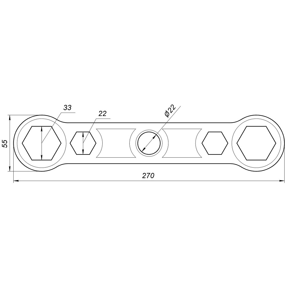Ключ монтажу футорок CRISTAL NR-1015 Тернопіль - фото 2