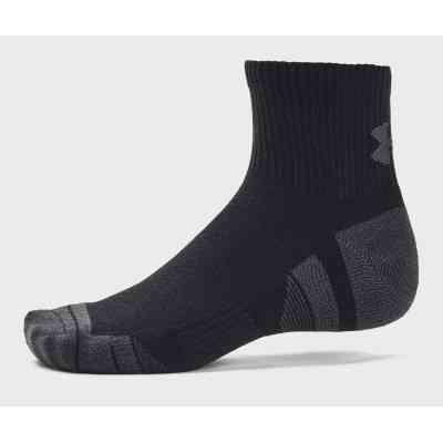 Носки Under Armour 1379510-001 Performance Tech 3 пари Qtr чорний XL (196884001117) Винница