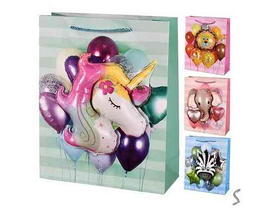 Пакет подарочный S Animals 3D 18*23*10см R98508-S ТМ STENSON Киев