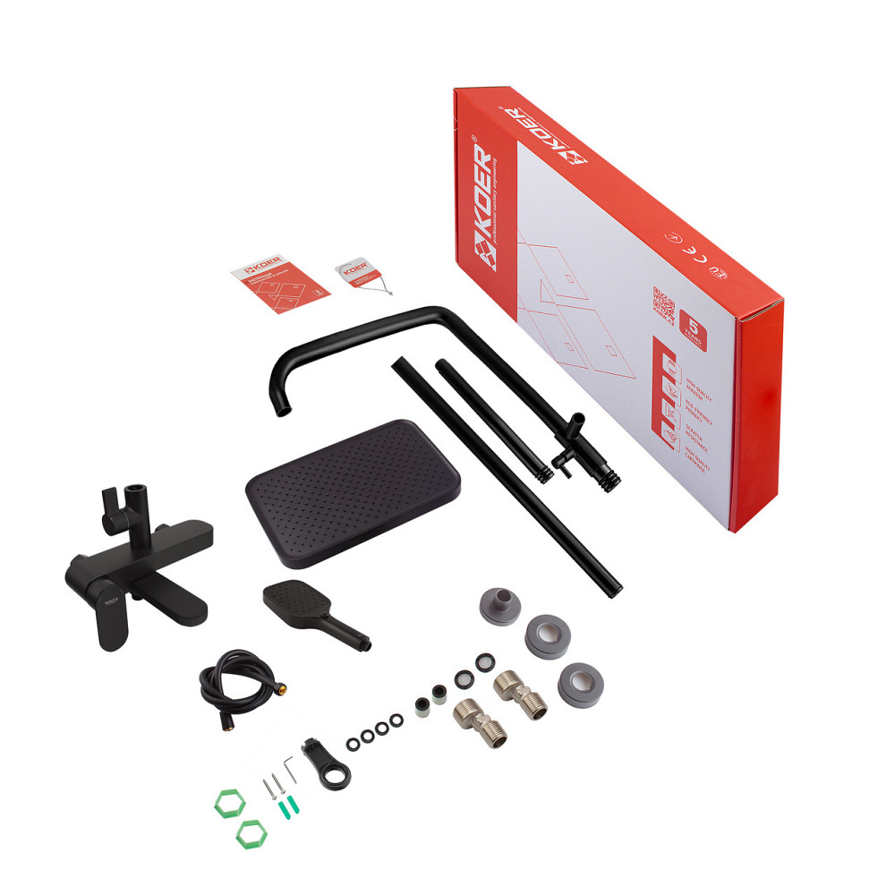 Душова колона Koer KB-56030-05 зі змішувачем та 3 функціями (KR5428) Харків - фото 2