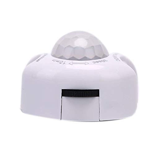 Інфрачервоний датчик руху PIR 5-24В 5А для LED стрічки 30-600с 120° 3-5м автоматичний вимикач 48x35x31мм Київ - фото 3