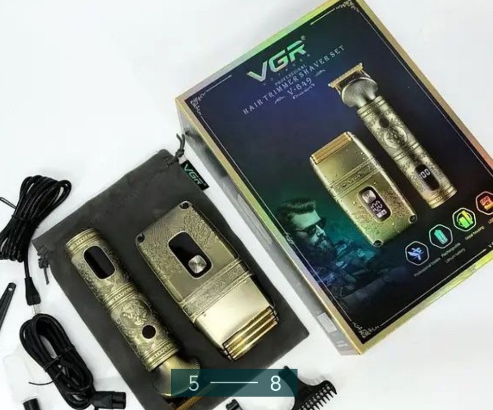 Машинка для стрижки волос Профессиональный набор : VGR-649. Киев - изображение 4