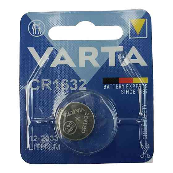 Батарейка таблетка літієва 3.0V CR1632 блістер Varta Мукачево