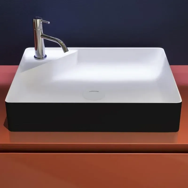 Раковина  Antoniolupi Simplo 54Cm SIMPLO541NERO Киев - изображение 1