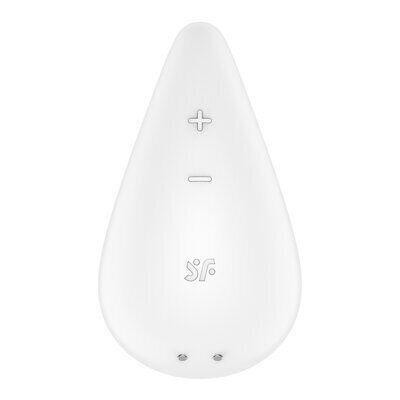Вибратор для наружной стимуляции Satisfyer Dew Drop White, 2 мотора, 12 режимов, мягкий корпус Sex Aura Киев - изображение 2
