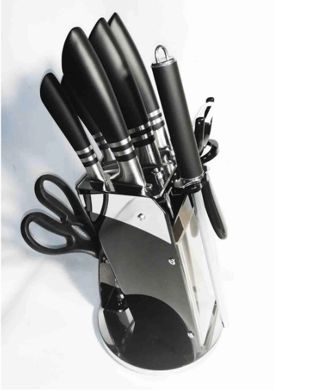 Набор кухонных ножей UNIQUE UN-1835 из нержавеющей стали: поварской, хлебный, универсальный, ножи для кухни Одесса - изображение 8