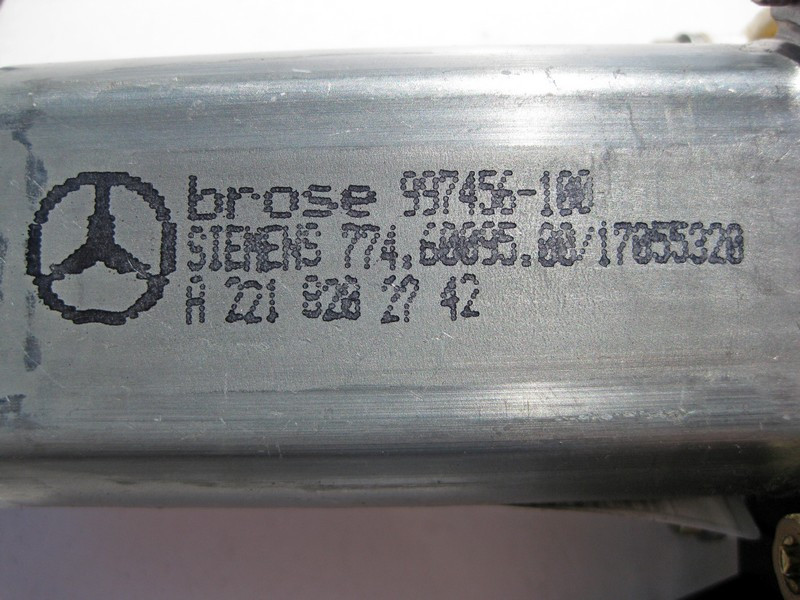 Mercedes-Benz  A2218202742 Моторчик переднього лівого склопідйомника S-Class W221 Одесса - изображение 3