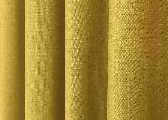 Шторна тканина Шеніл однотонний колір гірчичний 1897ш Київ