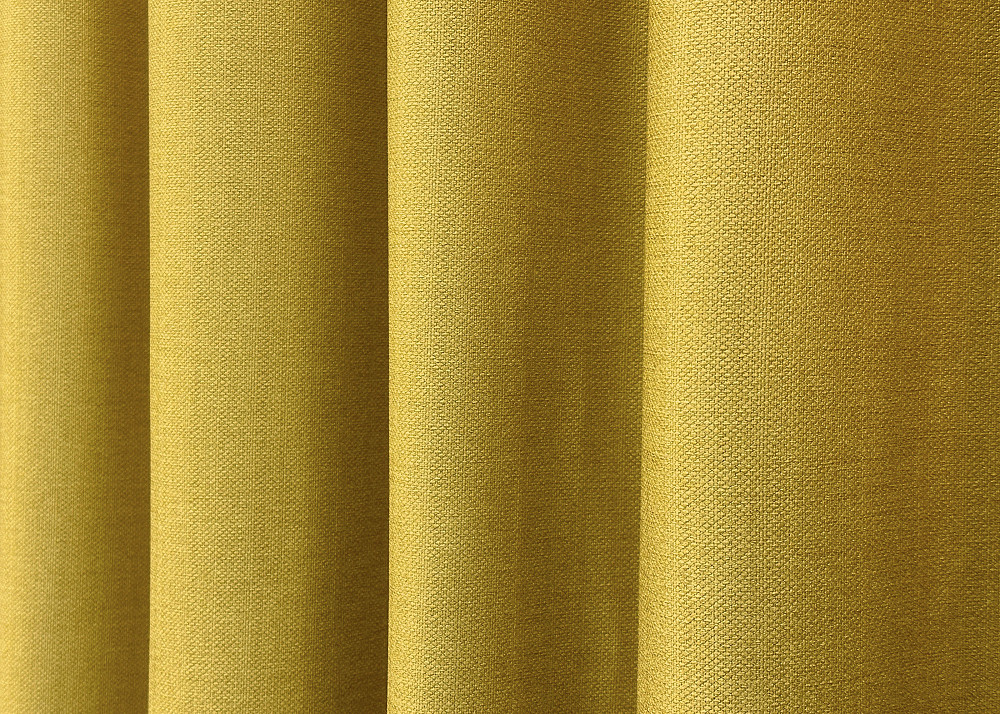 Шторна тканина Шеніл однотонний колір гірчичний 1897ш Київ - фото 4