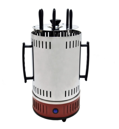 Електрошашличниця DOMOTEC MS-7783 червона ART:7134 на 6 шампурів, настільний гриль для шашлику Одеса
