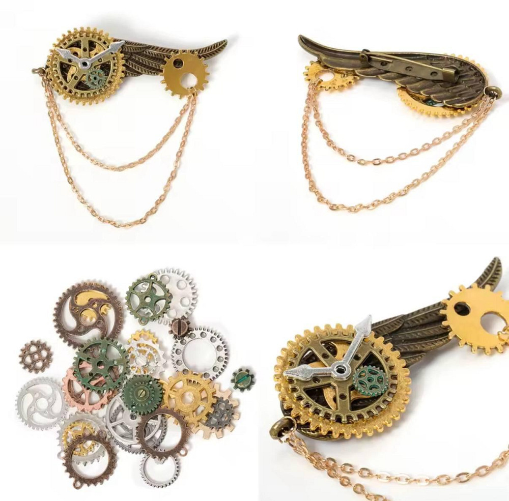 Металлические шестерни для декора и хендмейда – набор 50 шт, 1–2,5 см Киев - изображение 4