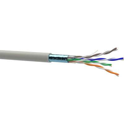 Кабель мережевий OK-Net FTP 305м cat.5e LSFROH (F/UTP-cat.5E LSFROH) (КПВнг-HFЭ-ВП (200) 4*2*0,51) Вінниця - фото 2