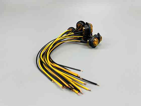 Бурштинові круглі світлодіодні габаритні вогні, передні та задні бічні світлодіодні габаритні вогні Мукачево