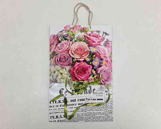 Большой бумажный пакет вертикальный  25/37/8(артBV-071) (12 шт) Харьков