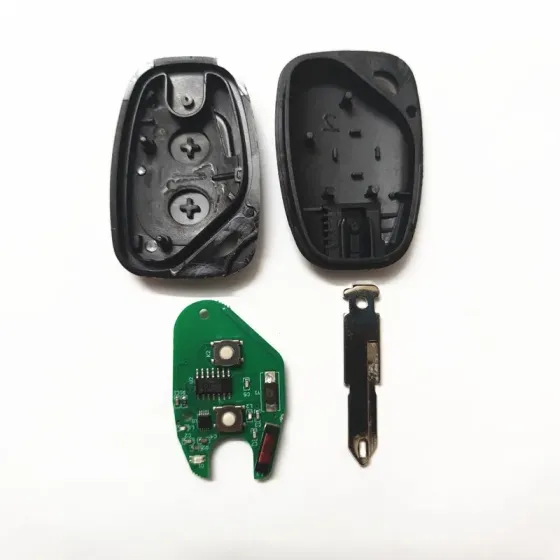 Ключ зажигания Renault Clio Scenic, чип PCF7946, 2 кнопки NE73, автоключ с пультом дистанционного управления Киев