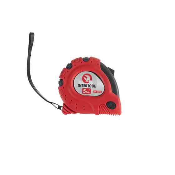 Рулетка с металлическим полотном, с фиксатором, 5 м, 25 мм, 