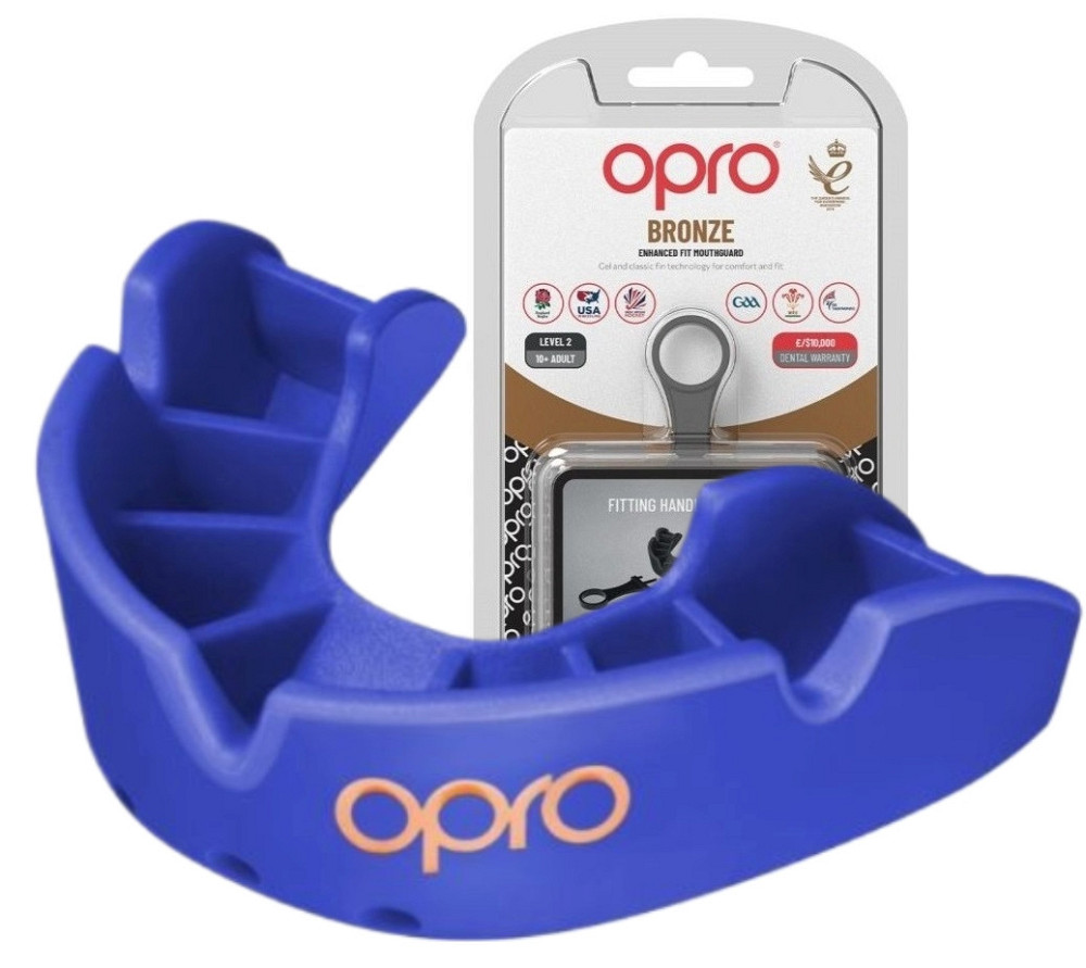 Капа OPRO Bronze доросла (вік 11+) Blue (art.102500002) Луцк - изображение 1