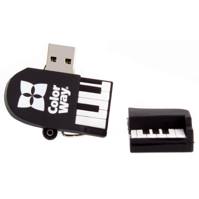 USB флеш накопитель ColorWay Piano 64 GB 3.0 Black (CW-USBPO64) Винница - изображение 5