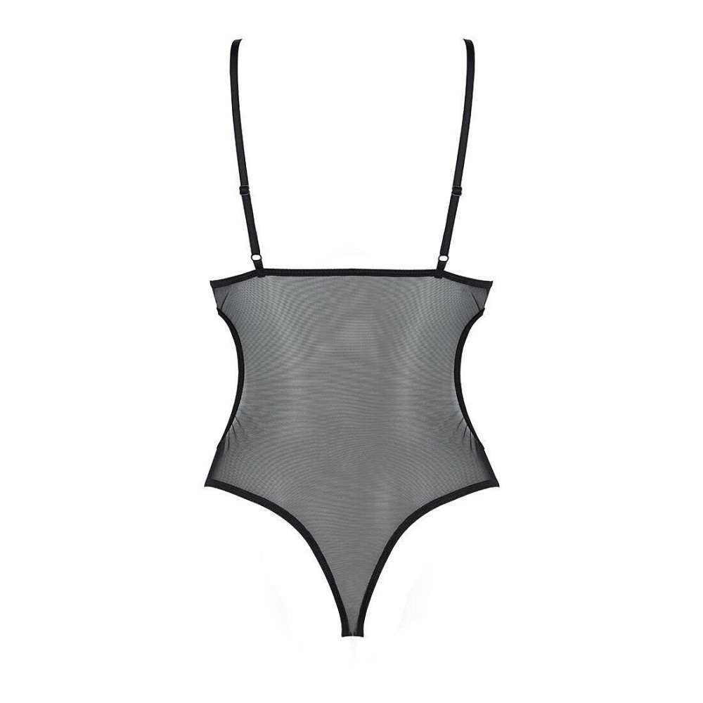 Боді з ажурним ліфом Passion CHRISTA BODY XXL/XXXL, black Sex Aura Київ - фото 4