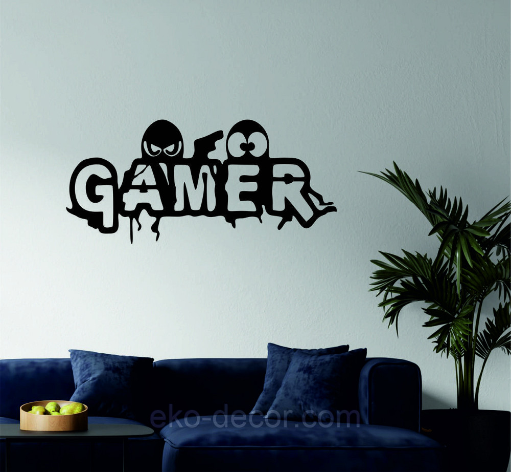 Декоративне настінне Панно «Геймер», Декор на стіну Київ - фото 4