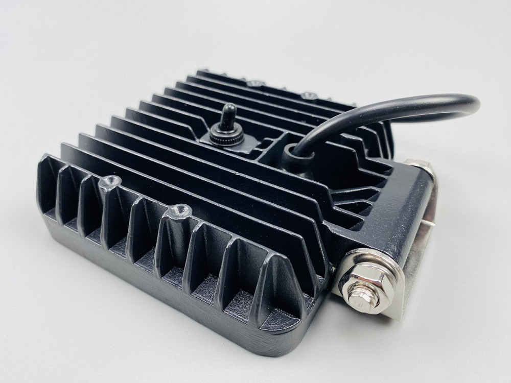 Світлодіодна робоча фара для позашляховика квадратна фари дальнього світла 6000K 90W з вимикачем на корпусі Мукачево - фото 7