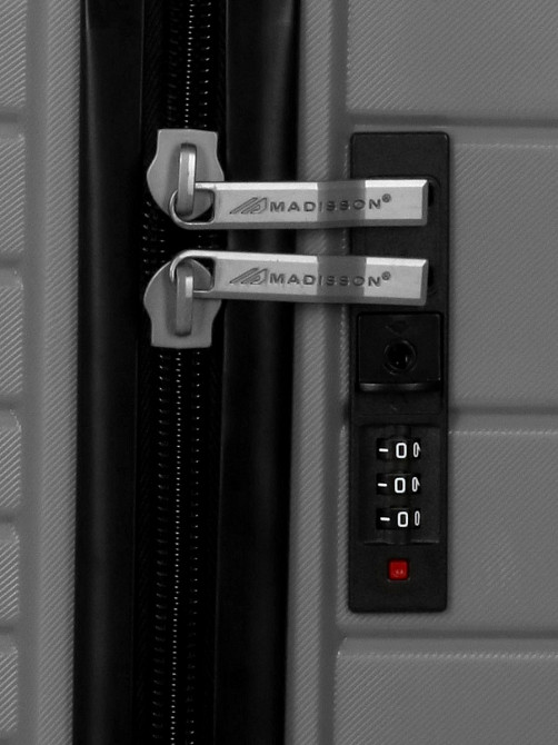 Чемодан полипропиленовый SNOWBALL MADISSON 33703 средний 66 см графит Киев - изображение 9
