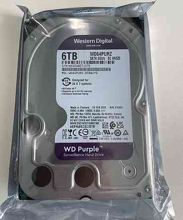 Накопичувач HDD SATA 6.0TB WD Purple 5400 rpm 256MB (WD64PURZ) 3.5" Харків