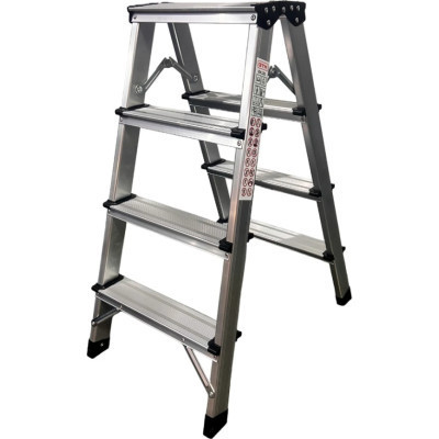 Драбина GTM cтрем`янка 4сх. верхня сходинка 0,78м, двостороння (KMH1204) Вінниця - фото 1