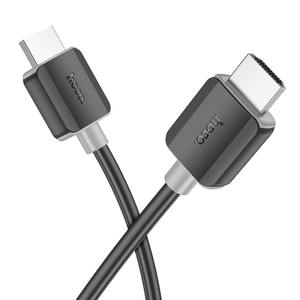 Кабель HOCO US08 HDTV 2.0 male-to-male 4K HD data cable(L=3M) Black (6931474799401 ) Київ - фото 2