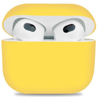 Чехол для наушников Armorstandart Ultrathin Silicone Case для Apple AirPods 3 Mellow Yellow (ARM60300) Винница - изображение 1