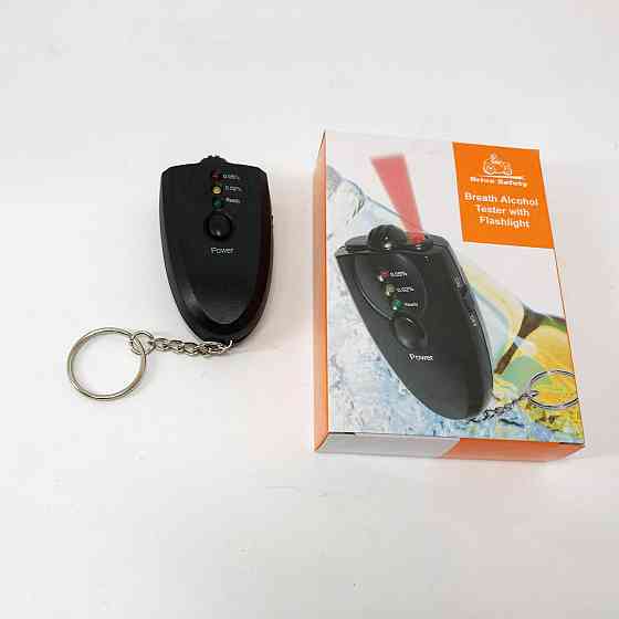 Алкотестер для особистого користування 2 x ААА, Прилад для вимірювання алкоголю в крові, FD-824 Алко тест Київ