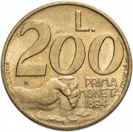 Монета 200 лір. 1991 рік, Сан-Маріно.UNC Полтава