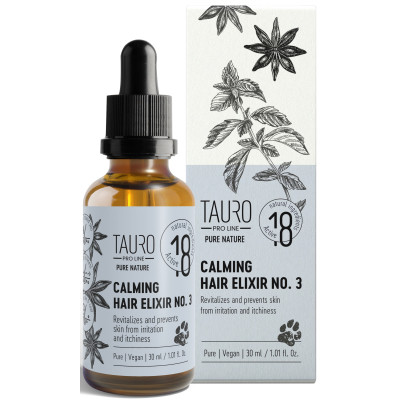 Ефірне масло для тварин Tauro Pro Line Pure Nature Calming Hair Elixir №3 30 мл (TPL47410) Вінниця - фото 2