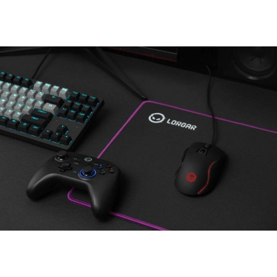 Килимок для мишки Lorgar Main 315 Black/Purple (LRG-GMP315) Вінниця - фото 7