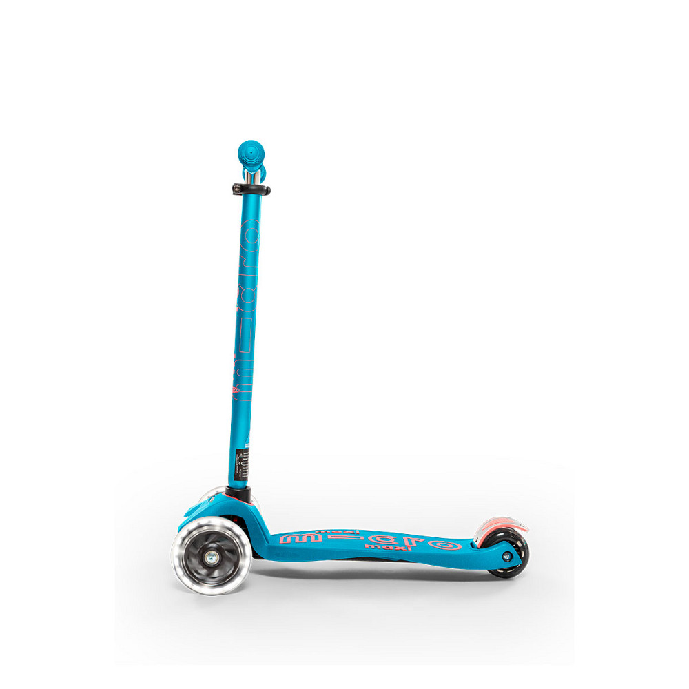 Самокат MICRO  серії Maxi Deluxe LED – Аква Дніпро - фото 5