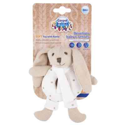 Погремушка Canpol мягкая Кролик бежевый (80/201_bei) Винница
